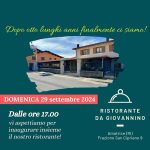 Amatrice, il 29 settembre il Ristorante da Giovannino torna a casa